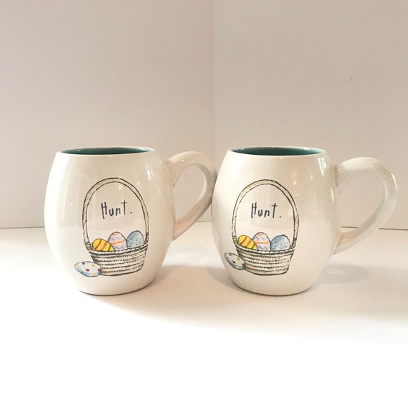 Rae Dunn by Magenta Hunt Mug Lot of 2 - Picture 1 of 4